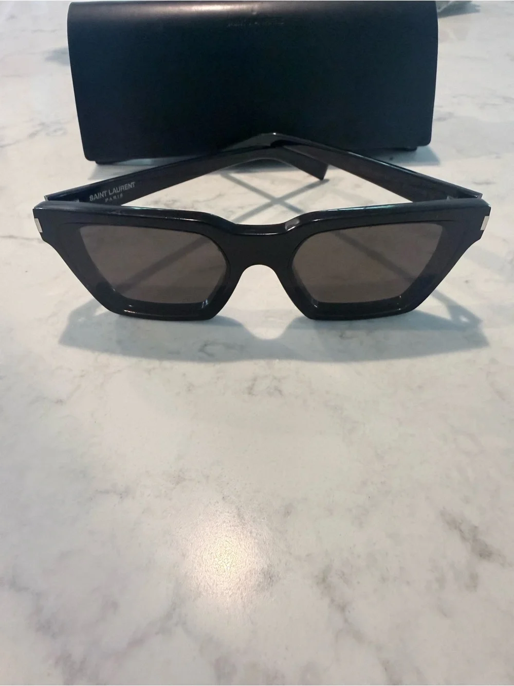 Authentic Saint Laurent SL 633 Calista 001 Black Sunglasses w/ Original Case